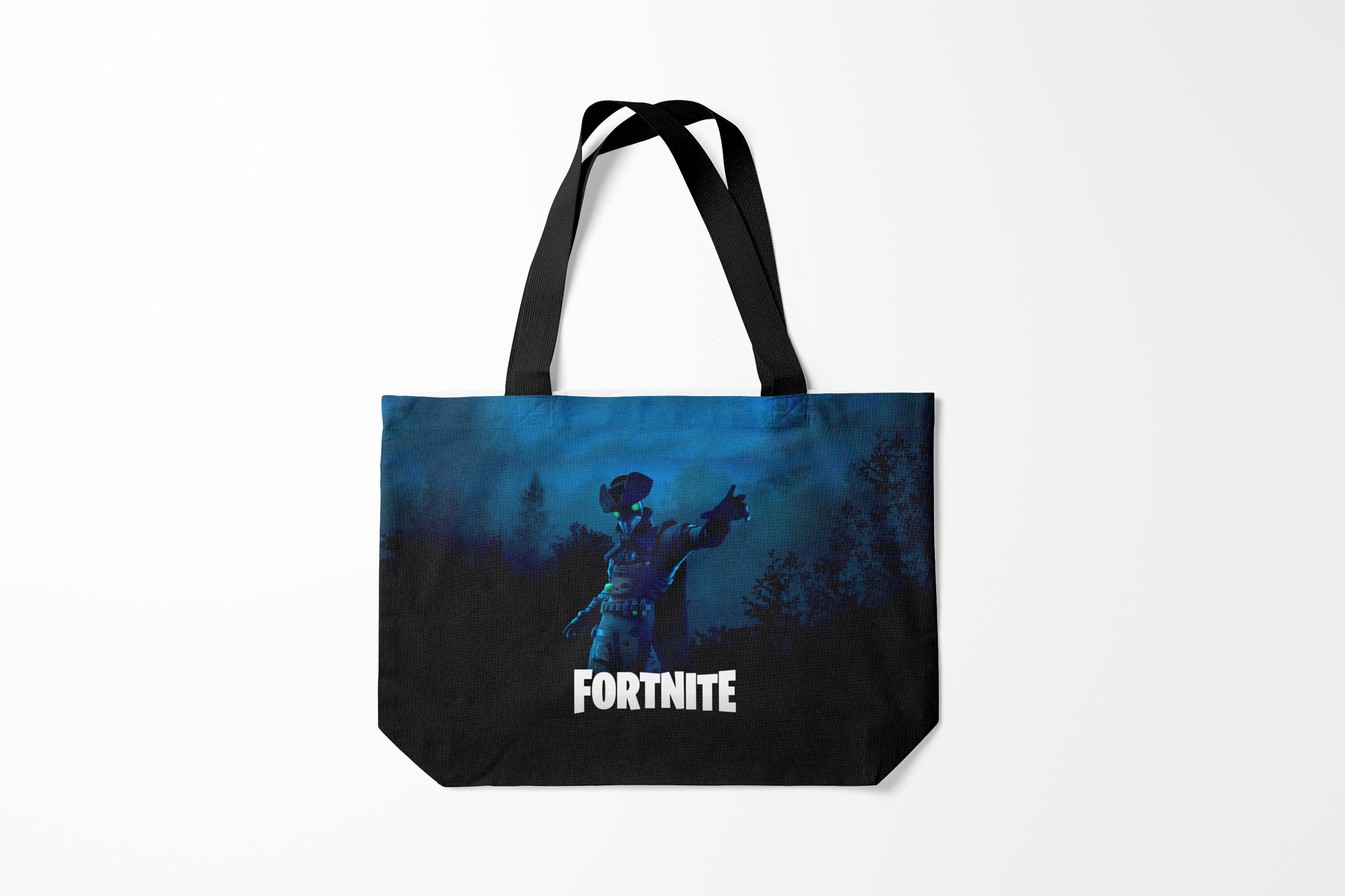 

Сумка шoппер унисекс Burnettie Fortnite, черный; розовый, Fortnite