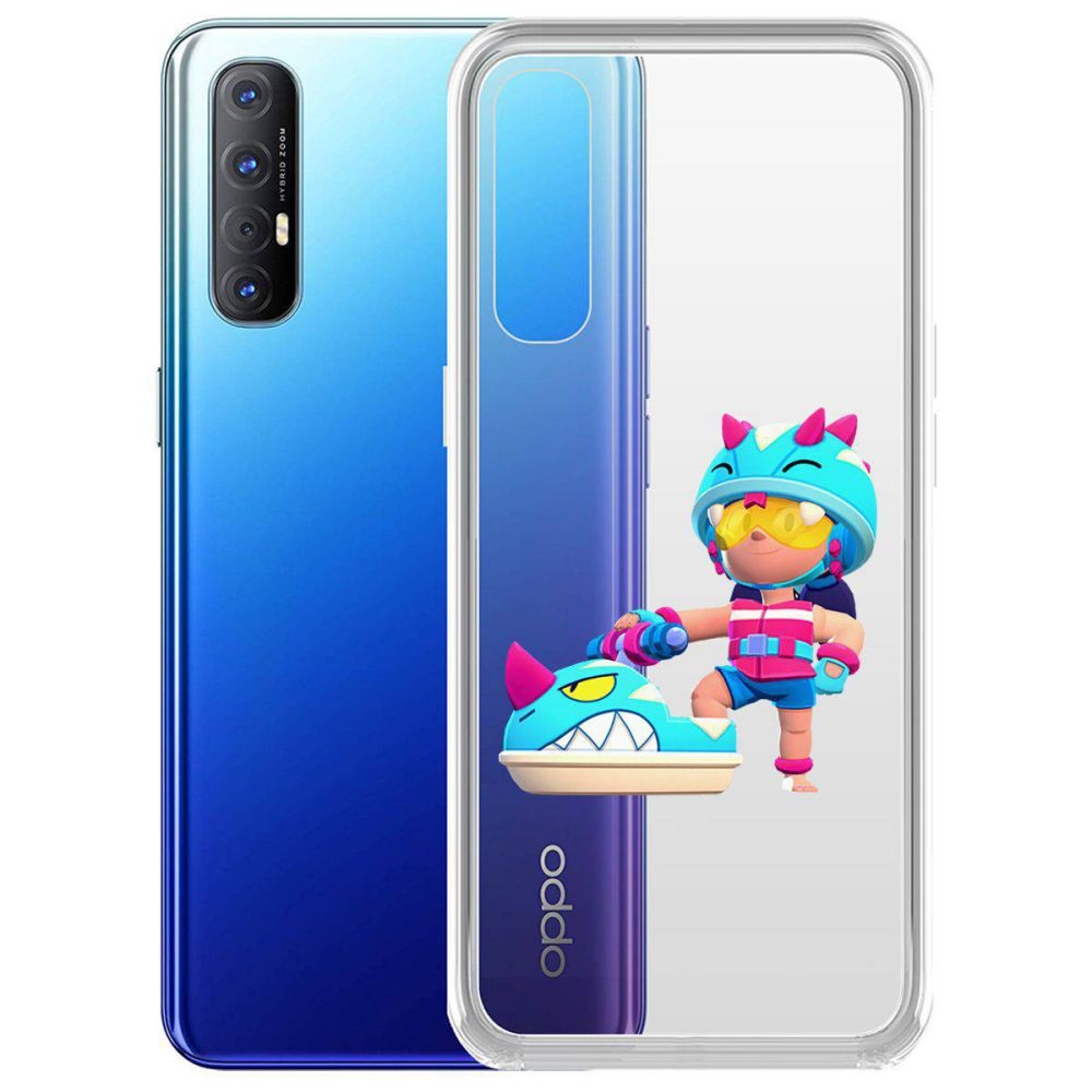 

Чехол-накладка Brawl Stars-Аквабайкер Джеки для Oppo Reno3 Pro