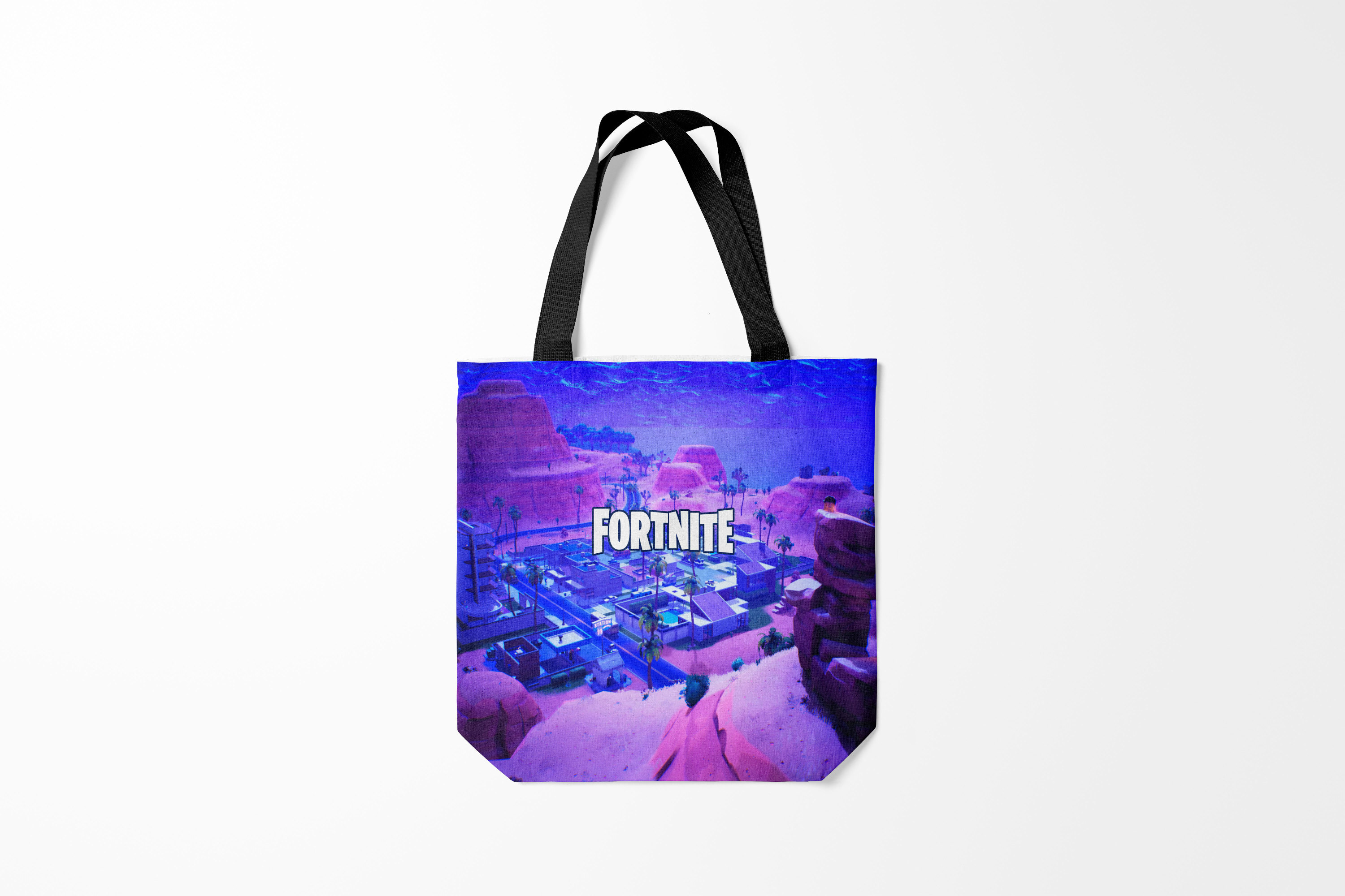 

Сумка шoппер унисекс Burnettie Fortnite, розовый, Fortnite