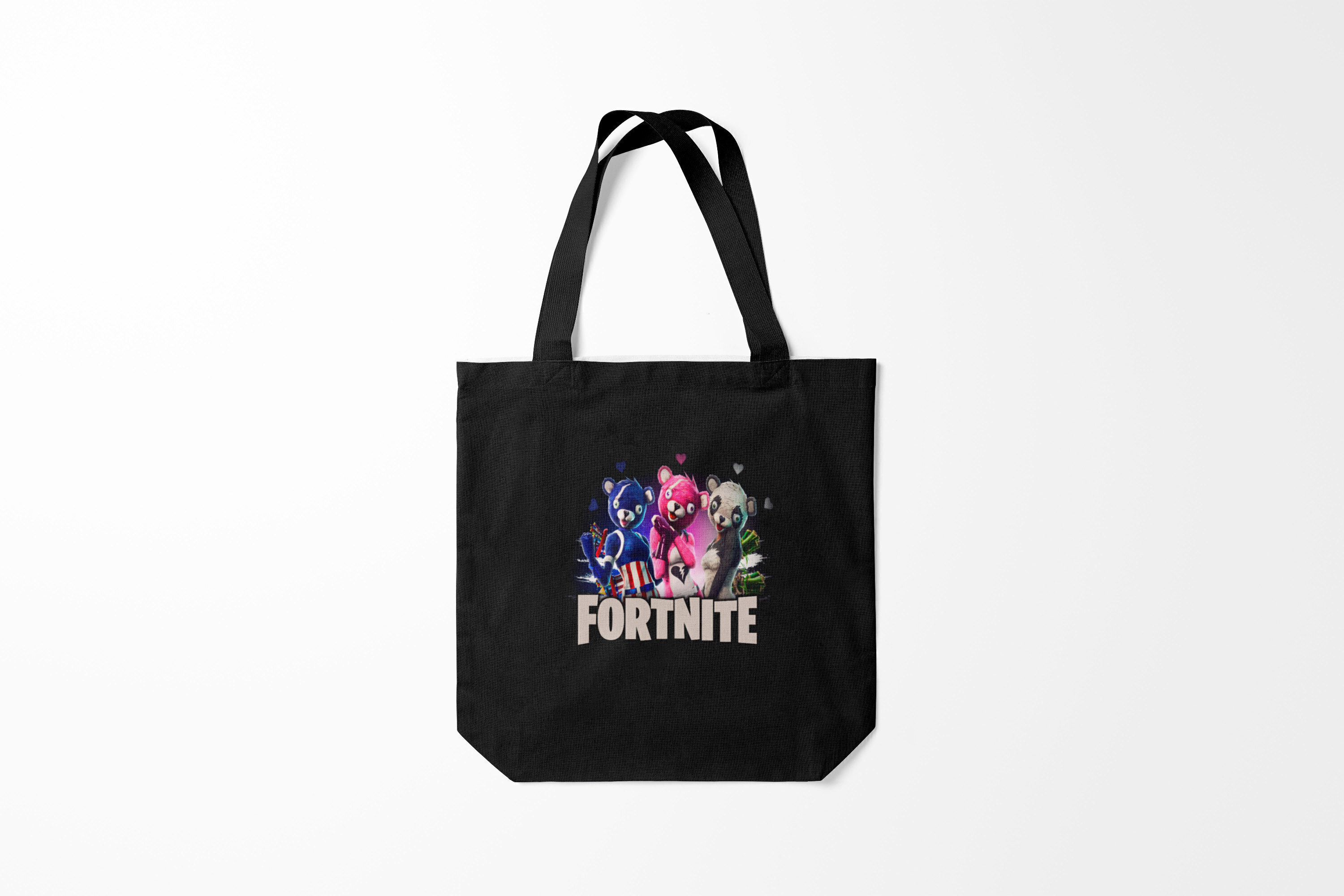 

Сумка шoппер унисекс Burnettie Fortnite, черный; красный, Fortnite