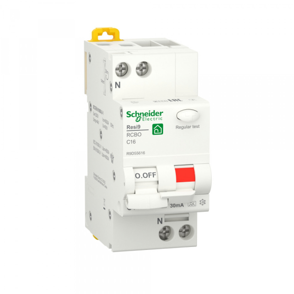 

Автоматический выключатель Schneider Electric R9D55616 дифференциального тока 1P+N С 16
