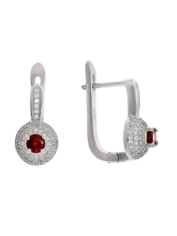 

Серьги из серебра с гранатом Balex Jewellery 2405936868, 2405936868