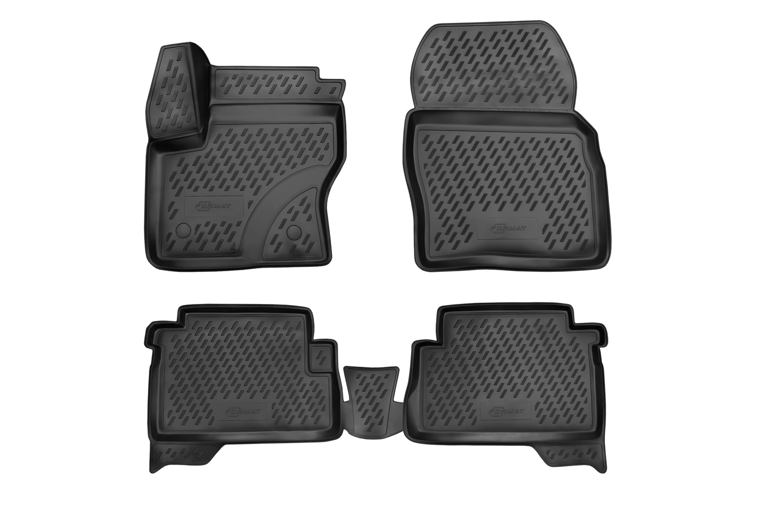 

Коврики Optimum, 3D в салон FORD Kuga (II, IIр) 2013-2016, 2017-2019, 4 шт. (повышенная из