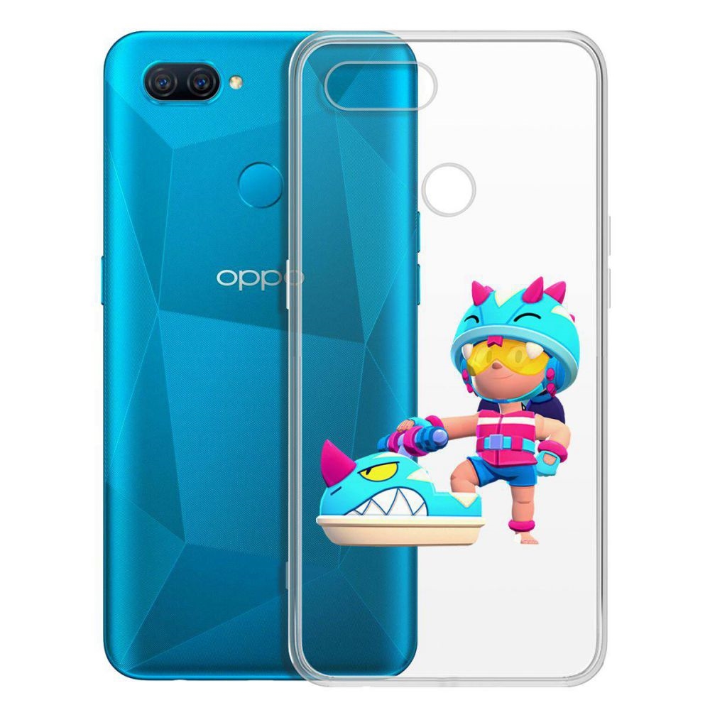 

Чехол-накладка Brawl Stars-Аквабайкер Джеки для Oppo A12/A11k/A7/A5s