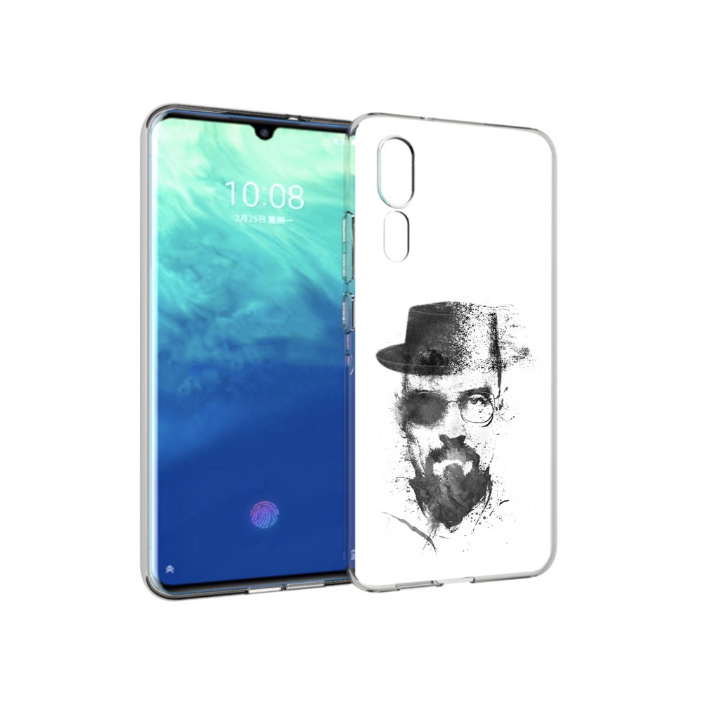 

Чехол MyPads Tocco для ZTE Axon 10 Pro загадочный человек (PT134302.444.347), Прозрачный, Tocco