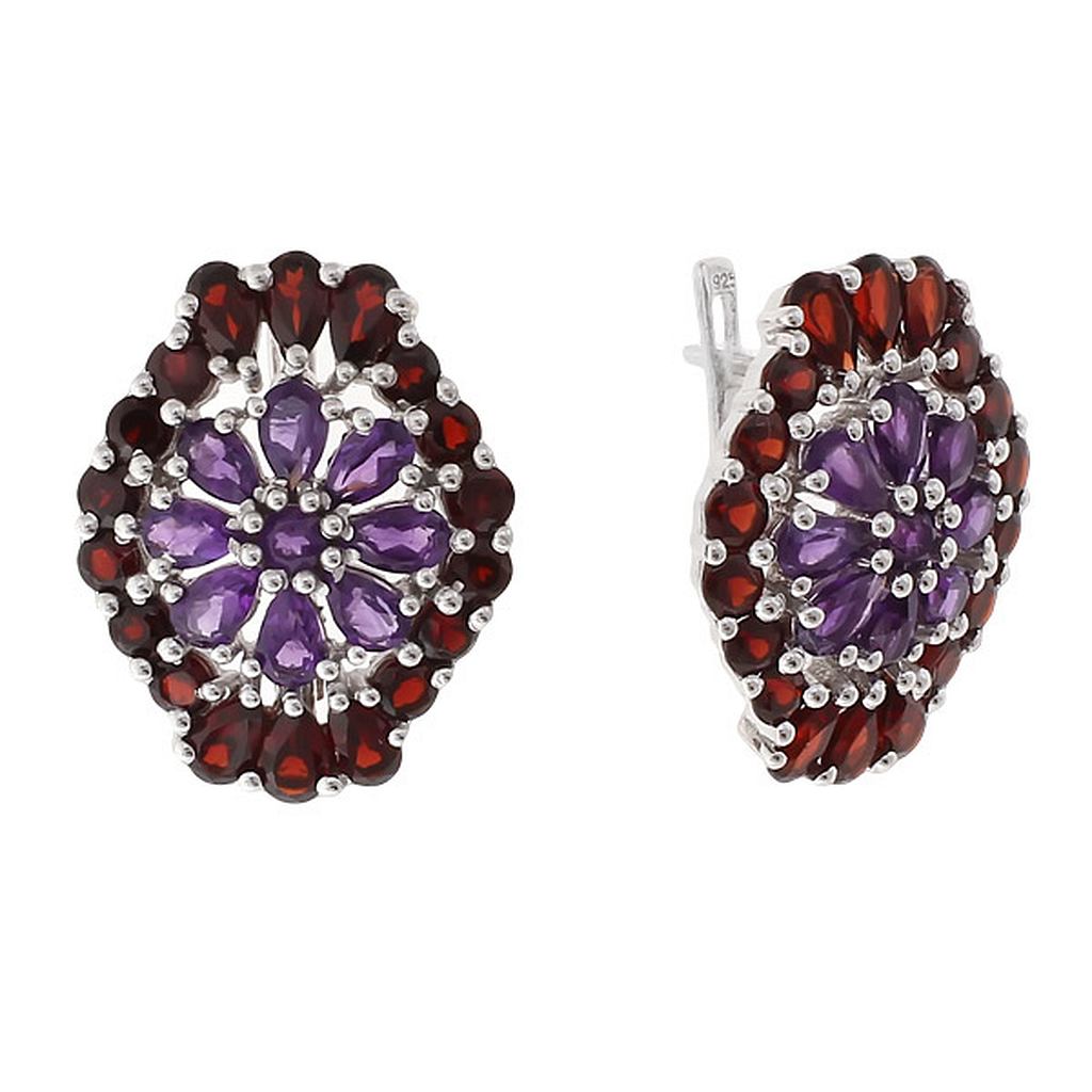 

Серьги из серебра с гранатом Balex Jewellery 2410931144, 2410931144