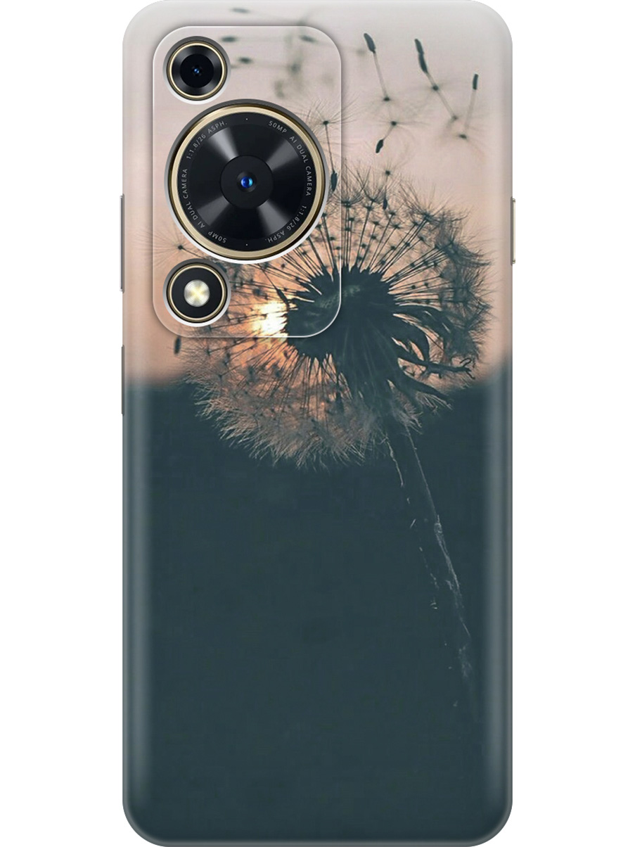 

Силиконовый чехол на Huawei nova Y72 с принтом "Одуванчик на закате", Прозрачный;серый;черный, 785977822