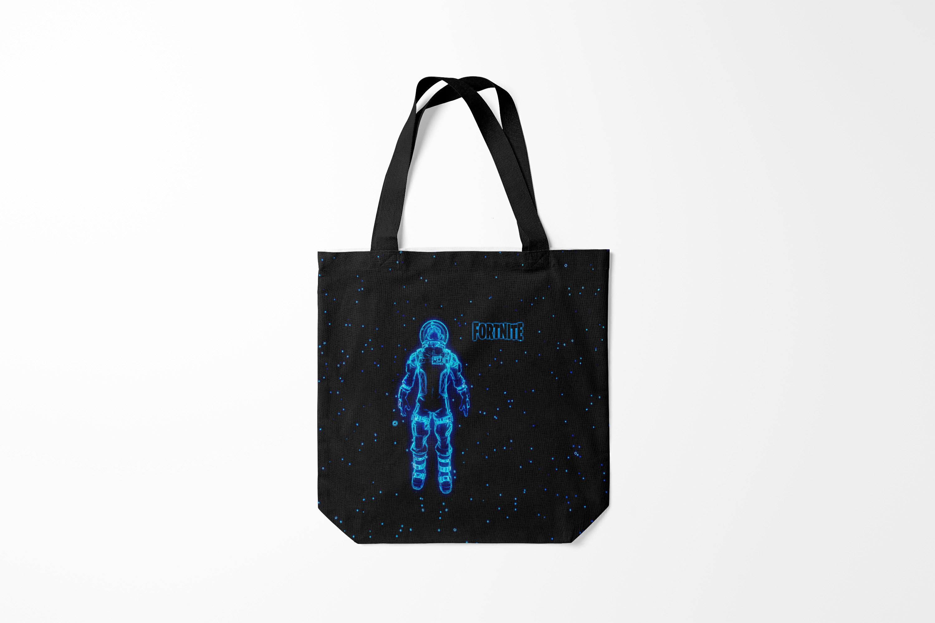 

Сумка шoппер унисекс Burnettie Fortnite, черный; фиолетовый, Fortnite