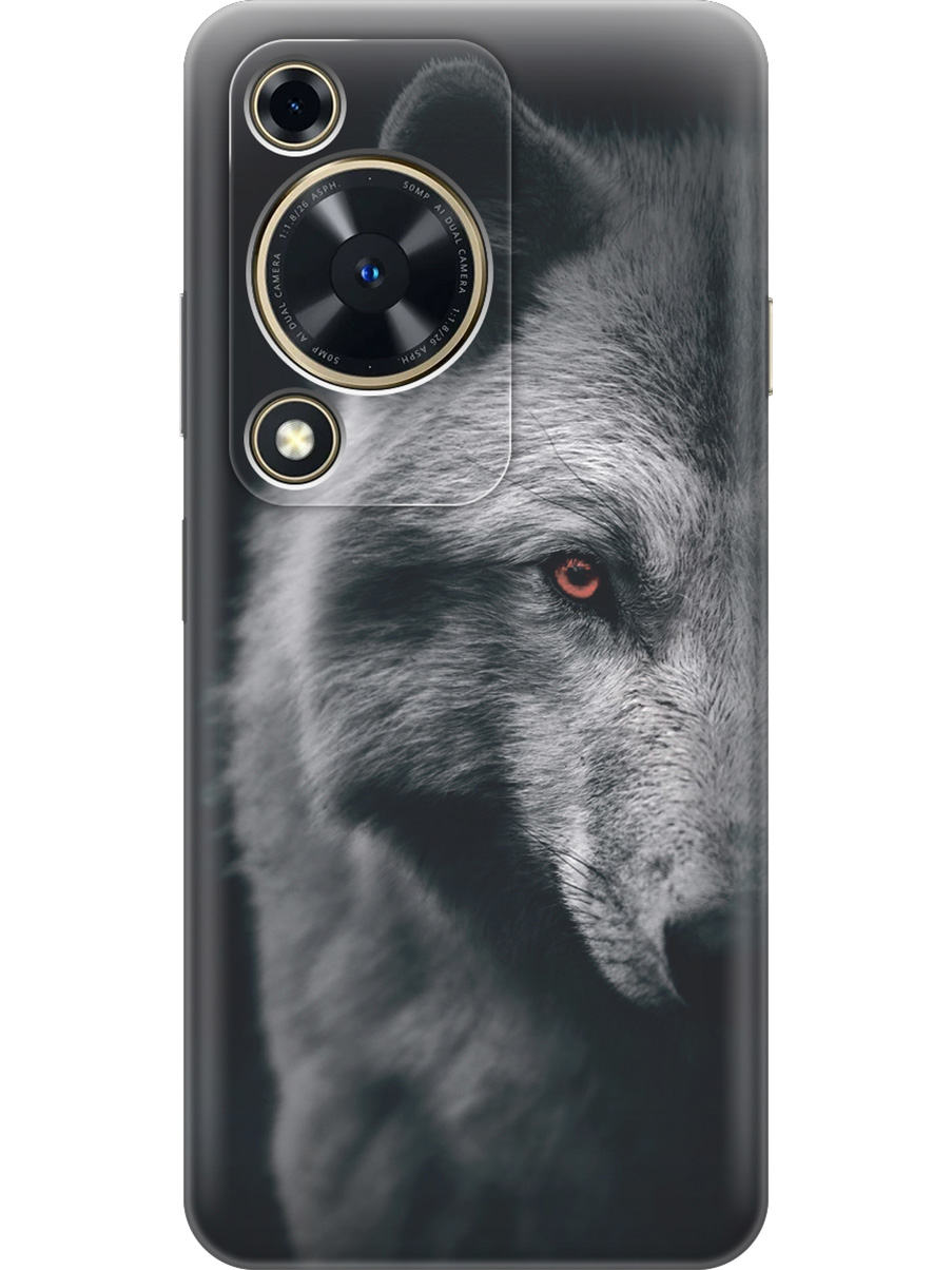 

Силиконовый чехол на Huawei nova Y72 с принтом "Красноглазый волк", Прозрачный;красный;серый;черный, 785977813