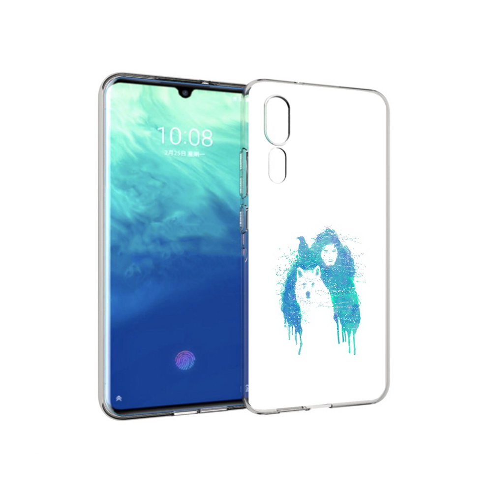 

Чехол MyPads Tocco для ZTE Axon 10 Pro джон сноу (PT134302.444.323), Прозрачный, Tocco