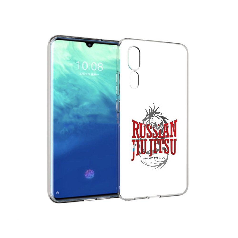 

Чехол MyPads Tocco для ZTE Axon 10 Pro джиу джитсу (PT134302.444.321), Прозрачный, Tocco