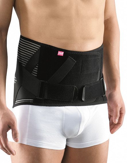 

Поясничный бандаж Lumbamed stabil 653 высота 32 Medi массажная вставка, р.6 черный, 653