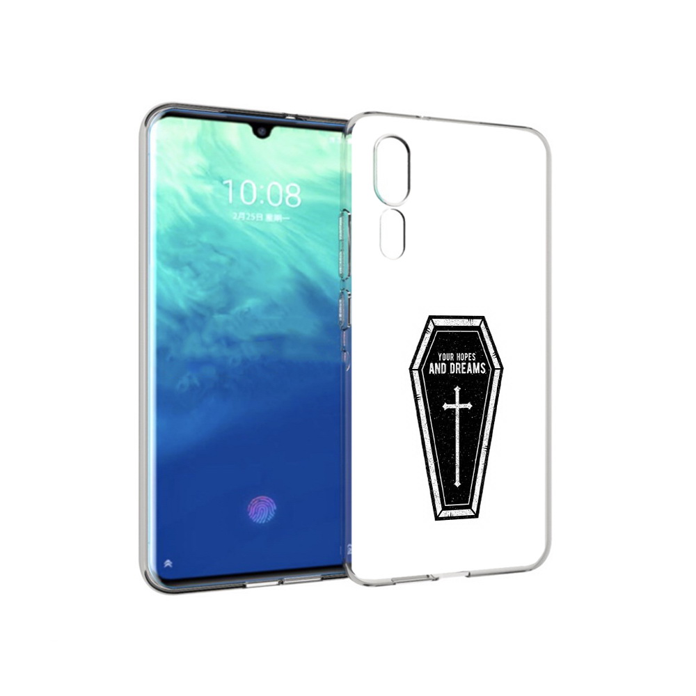 

Чехол MyPads Tocco для ZTE Axon 10 Pro гроб с мечтами (PT134302.444.299), Прозрачный, Tocco