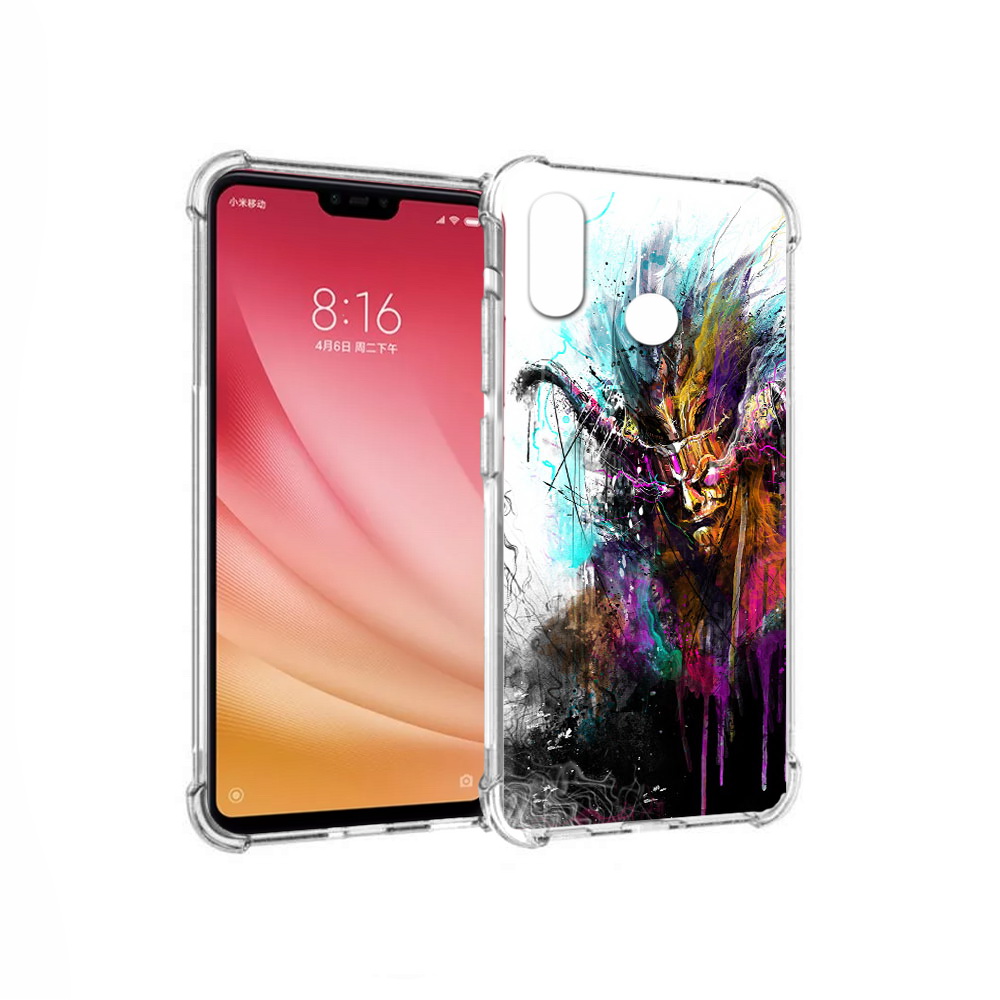 

Чехол MyPads Tocco для Xiaomi Mi 8 яркий дьявол (PT110454.314.709), Прозрачный, Tocco