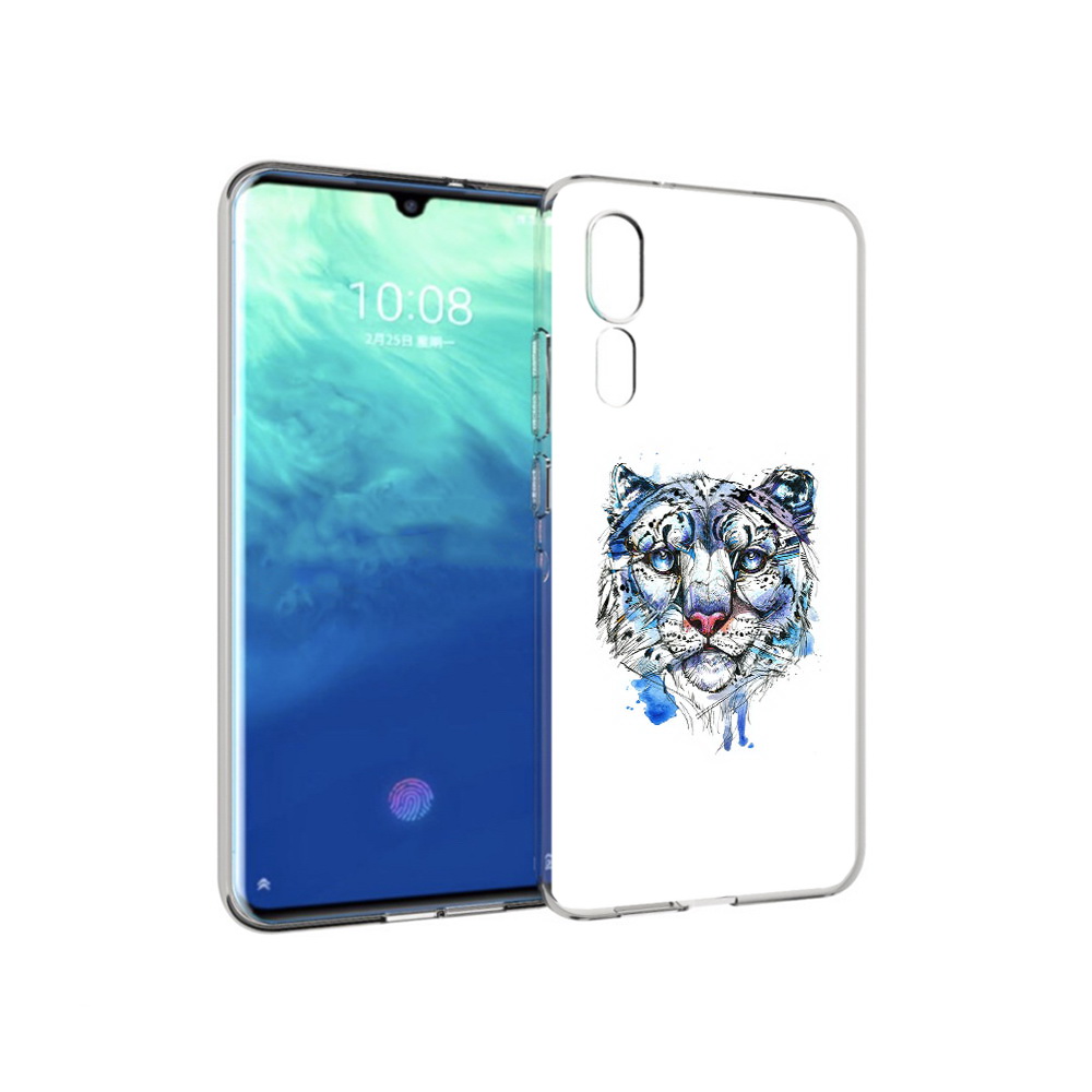 

Чехол MyPads Tocco для ZTE Axon 10 Pro водяной тигр (PT134302.444.263), Прозрачный, Tocco