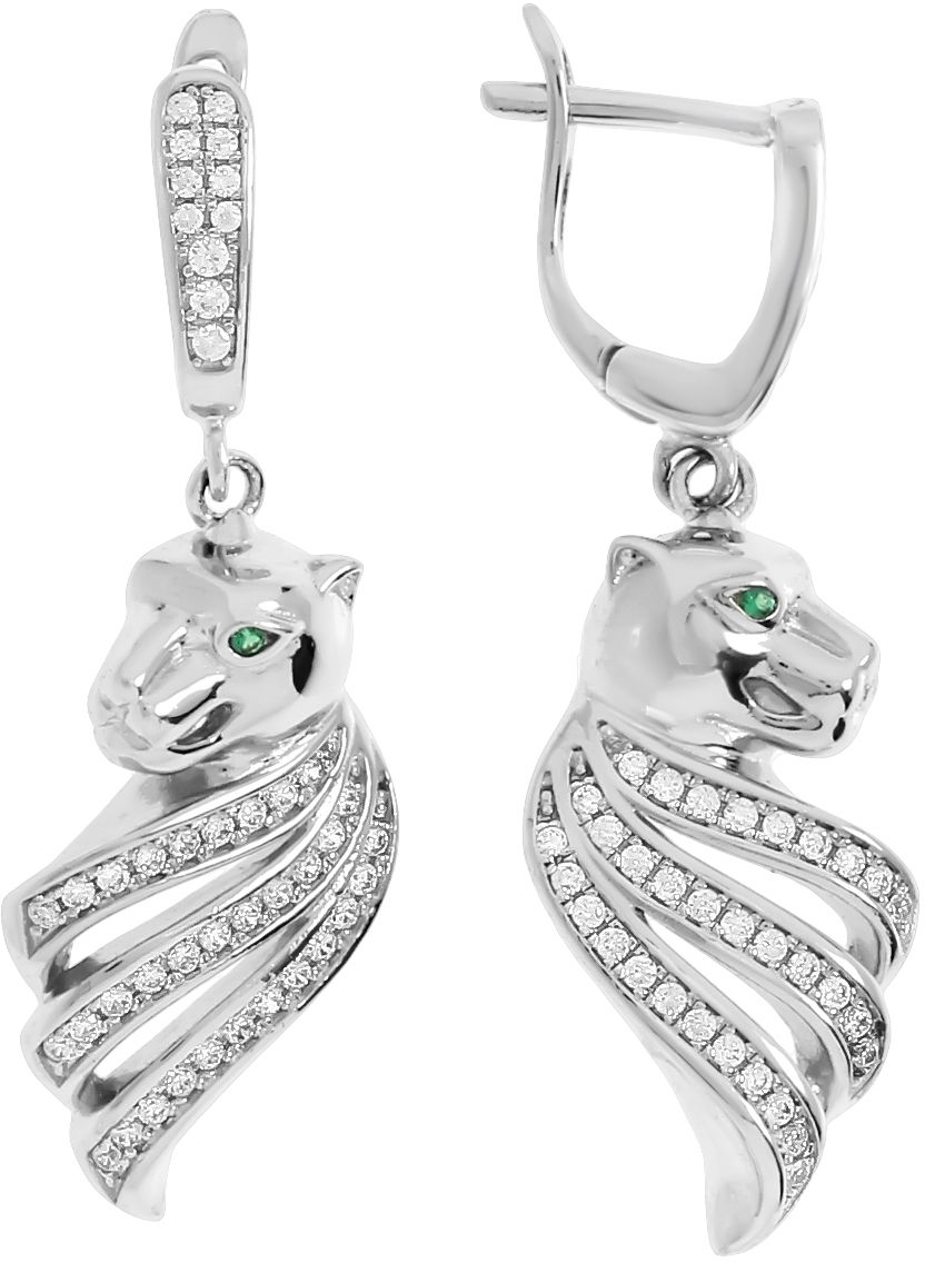 

Серьги из серебра с фианитом Balex Jewellery 2418910409, 2418910409