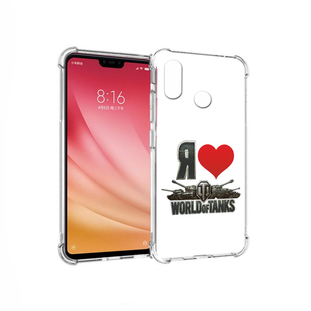 

Чехол MyPads Tocco для Xiaomi Mi 8 я люблю ворлд оф танк (PT110454.314.702), Прозрачный, Tocco