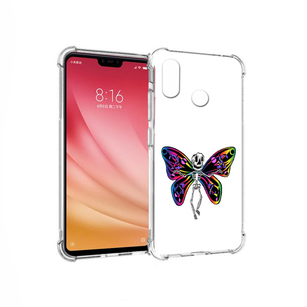 

Чехол MyPads Tocco для Xiaomi Mi 8 эффект бабочки (PT110454.314.701), Прозрачный, Tocco
