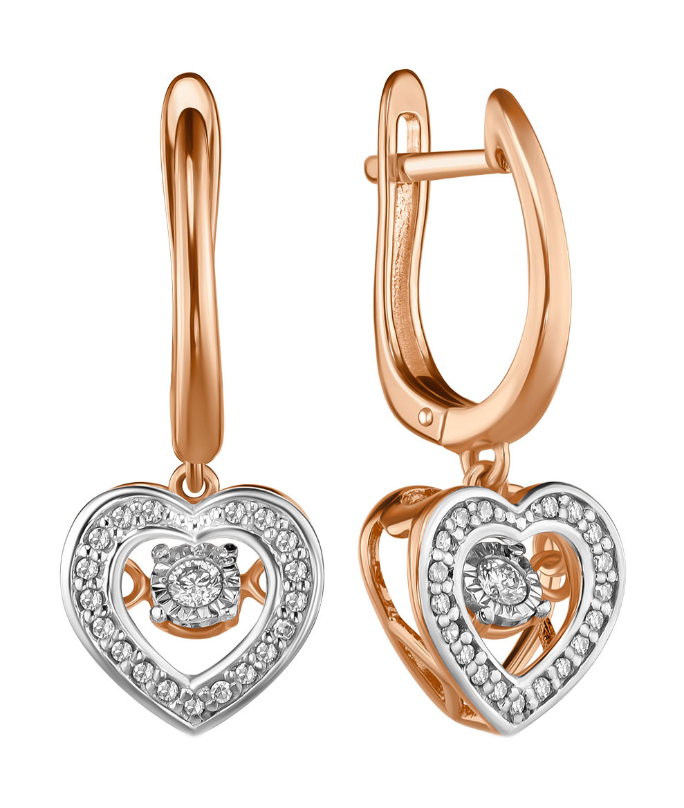 

Серьги подвески из красного золота с бриллиантом MIUZ Diamonds E01-PL-34526-R, E01-PL-34526-R