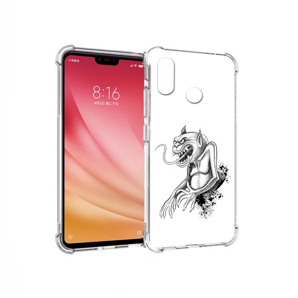 

Чехол MyPads Tocco для Xiaomi Mi 8 чорт (PT110454.314.692), Прозрачный, Tocco