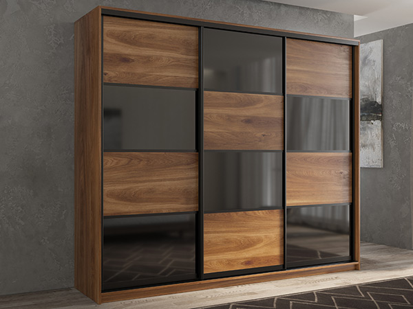 

Шкаф-купе 3-х дверный Кааппи 13 Дуб Кастелло Бренди 180х45х230 см, Коричневый