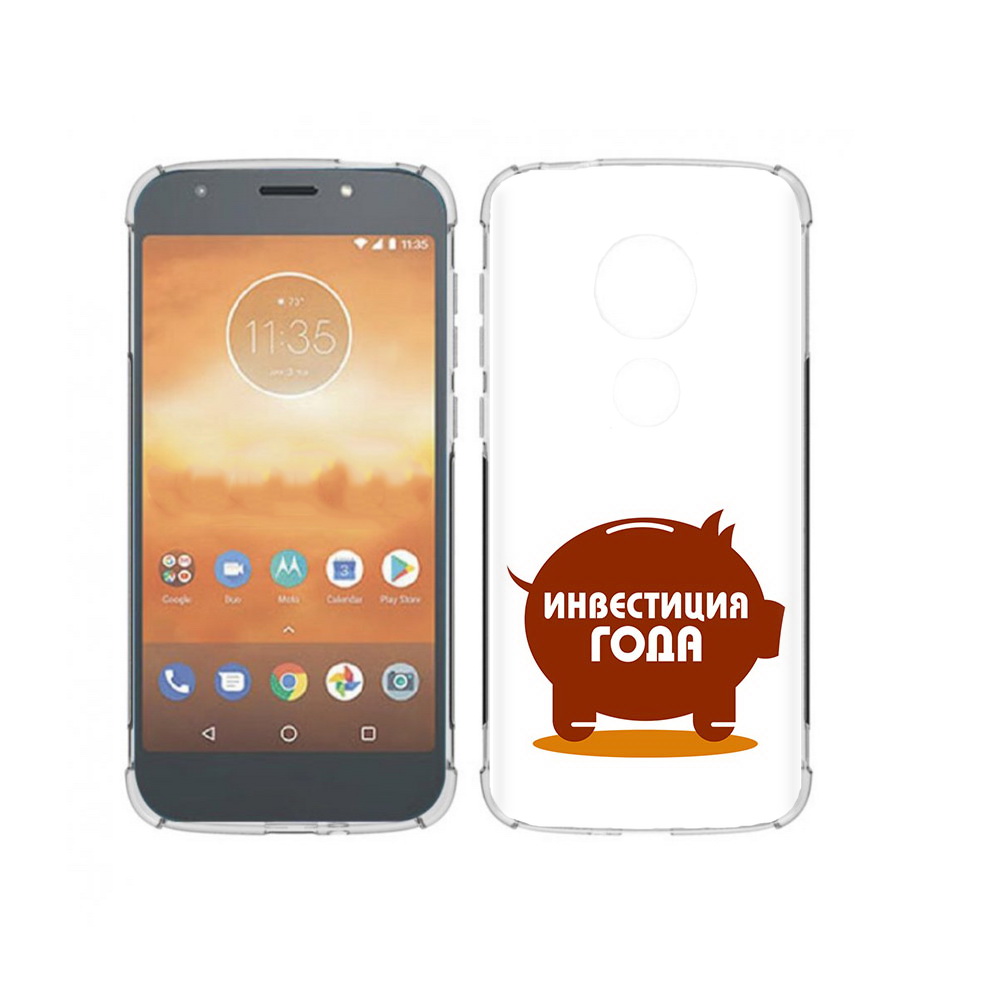 

Чехол MyPads Tocco для Motorola Moto E5 Play инвестиция (PT227065.372.376), Прозрачный, Tocco