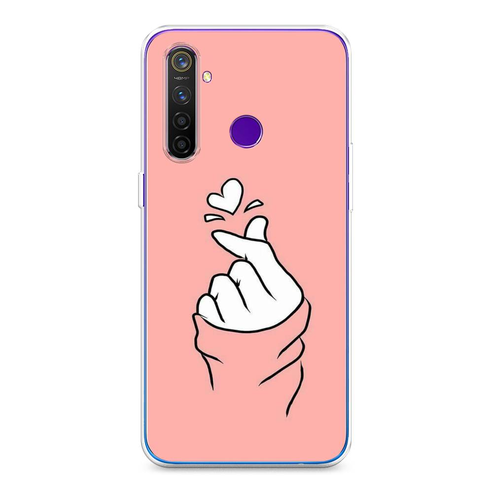 

Чехол Awog на Realme 5 Pro "Любовь-щелк", Разноцветный, 251650-7