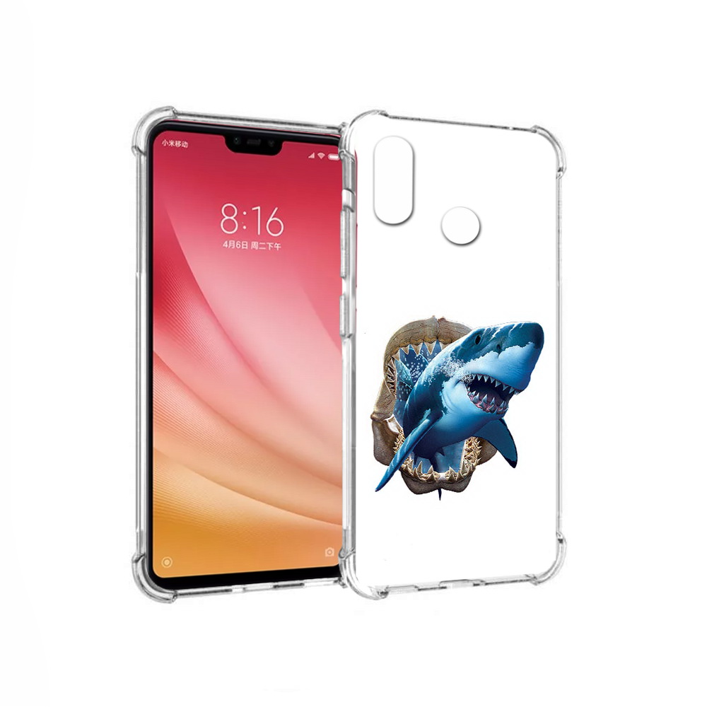 

Чехол MyPads Tocco для Xiaomi Mi 8 челюсти (PT110454.314.675), Прозрачный, Tocco