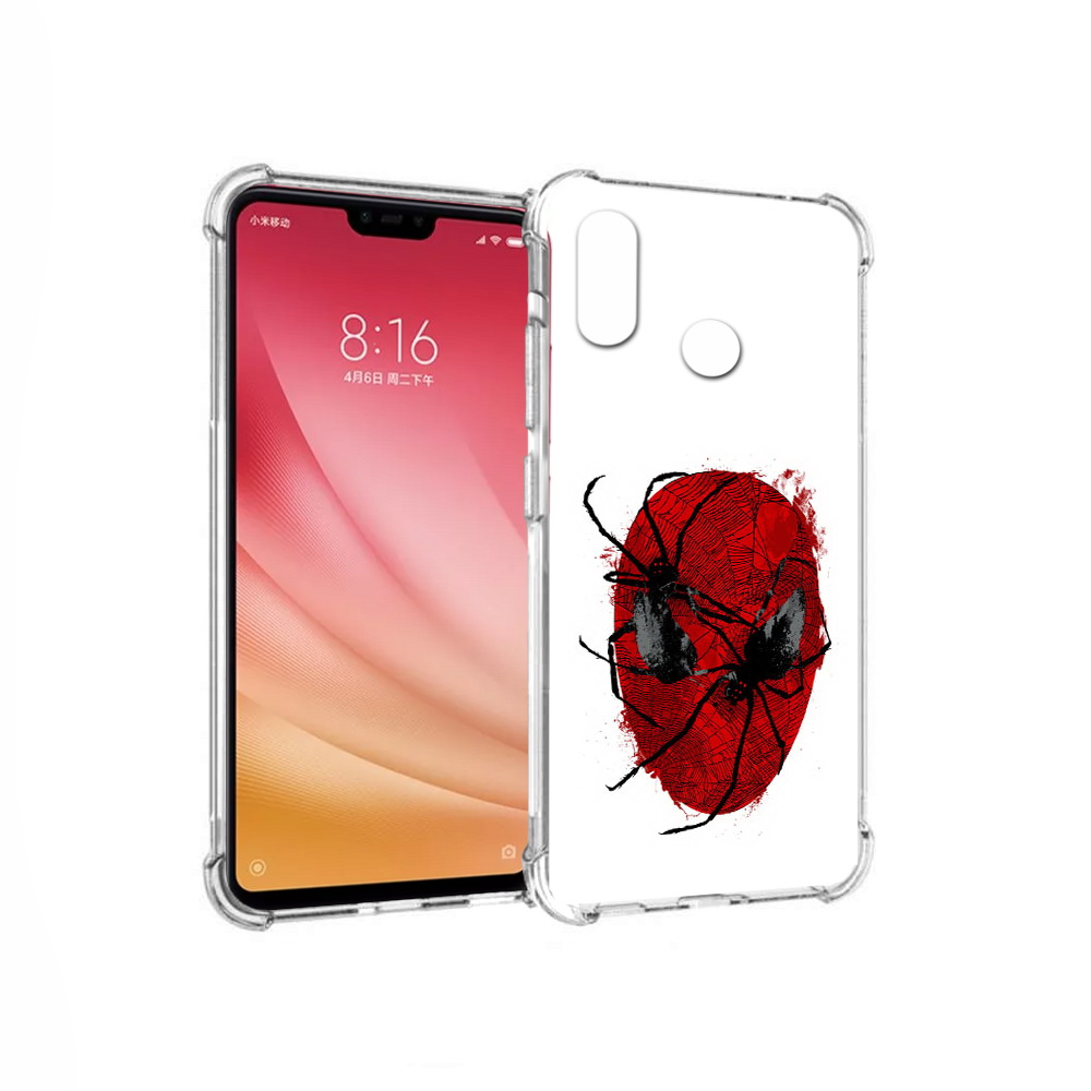 

Чехол MyPads Tocco для Xiaomi Mi 8 человек паук (PT110454.314.673), Прозрачный, Tocco