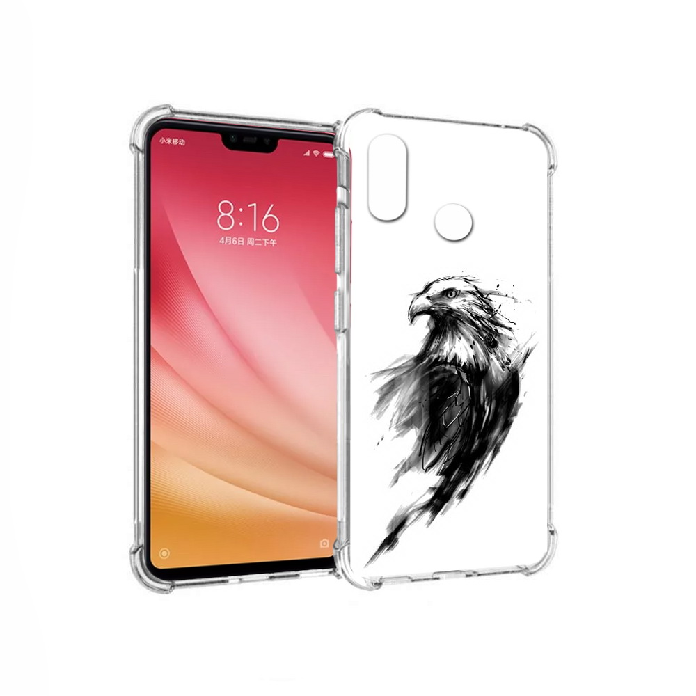 

Чехол MyPads Tocco для Xiaomi Mi 8 чб птица (PT110454.314.670), Прозрачный, Tocco