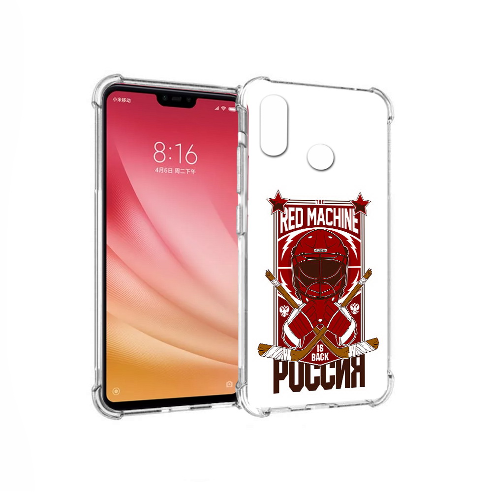 

Чехол MyPads Tocco для Xiaomi Mi 8 хоккей россия (PT110454.314.666), Прозрачный, Tocco