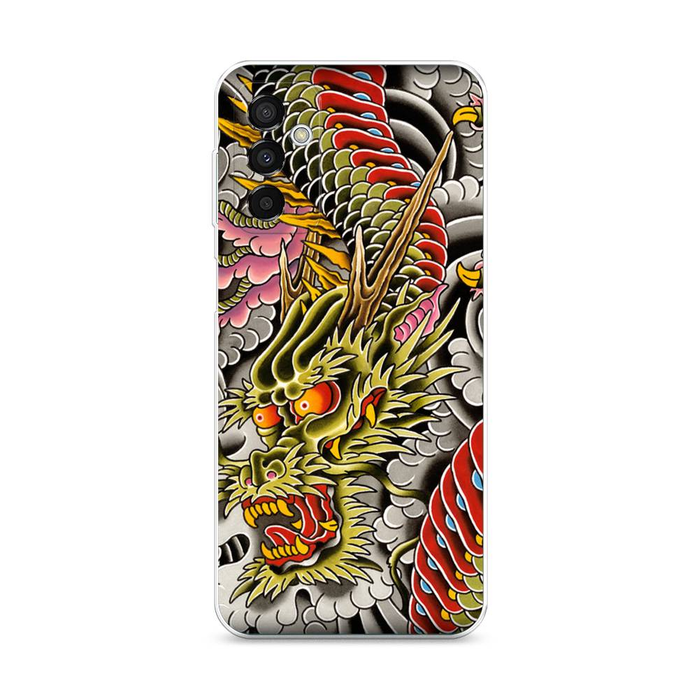 

Чехол на Samsung Galaxy M23 5G "Японский дракон", Желтый;розовый;красный, 2105550-4