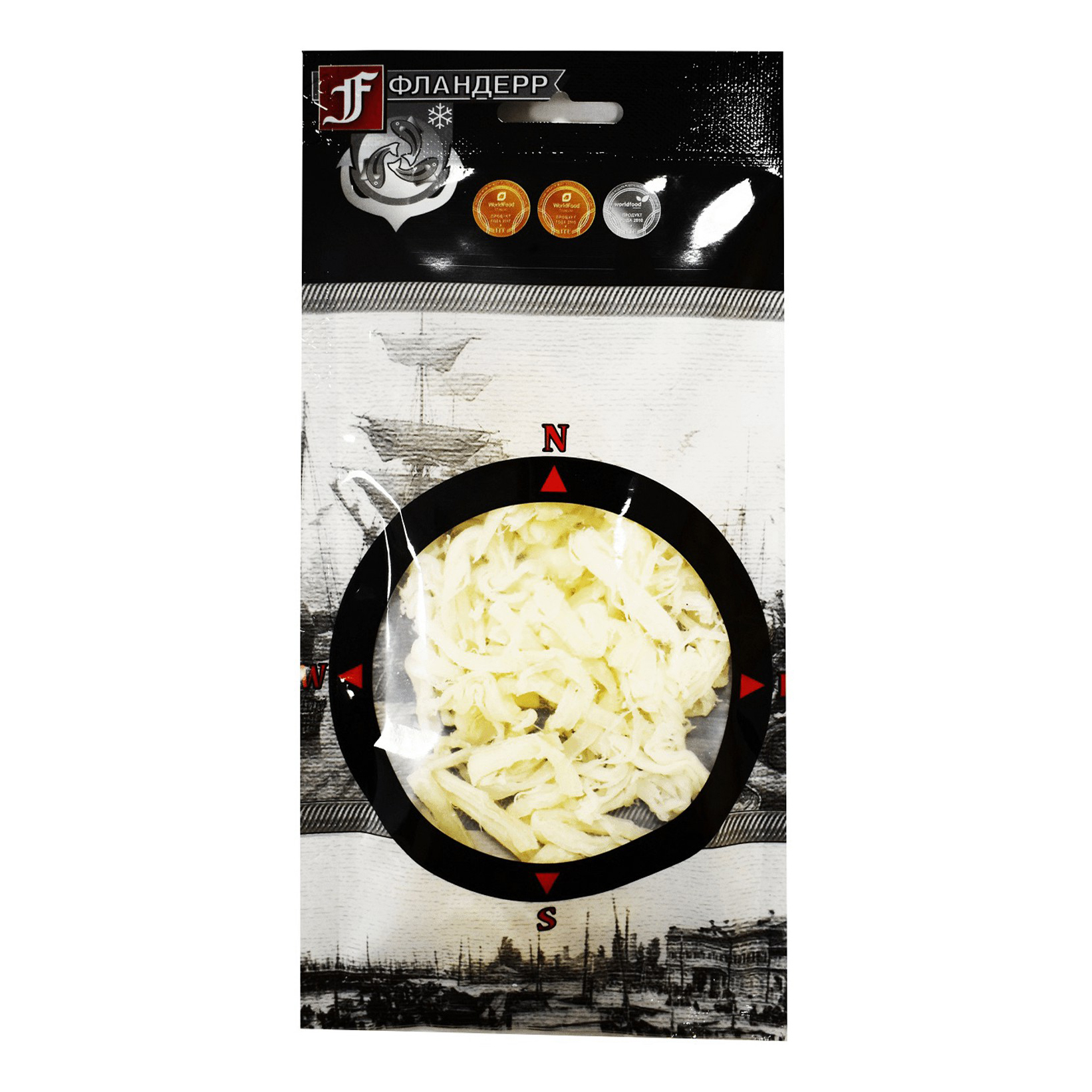 Кальмар сушено-вяленый Фландерр стружка