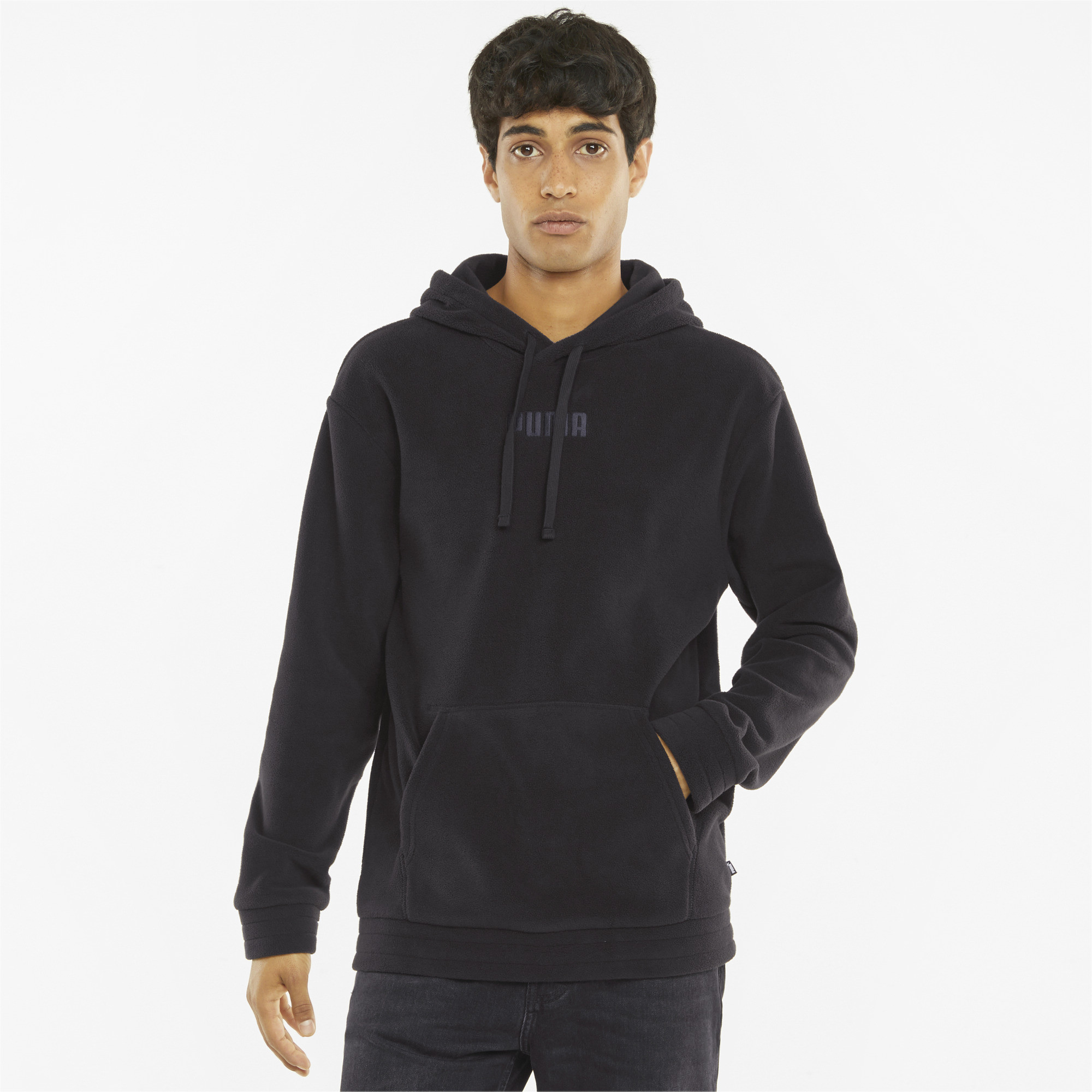 

Худи мужское PUMA Modern Basics Polarfleece черное XL, Modern Basics Polarfleece