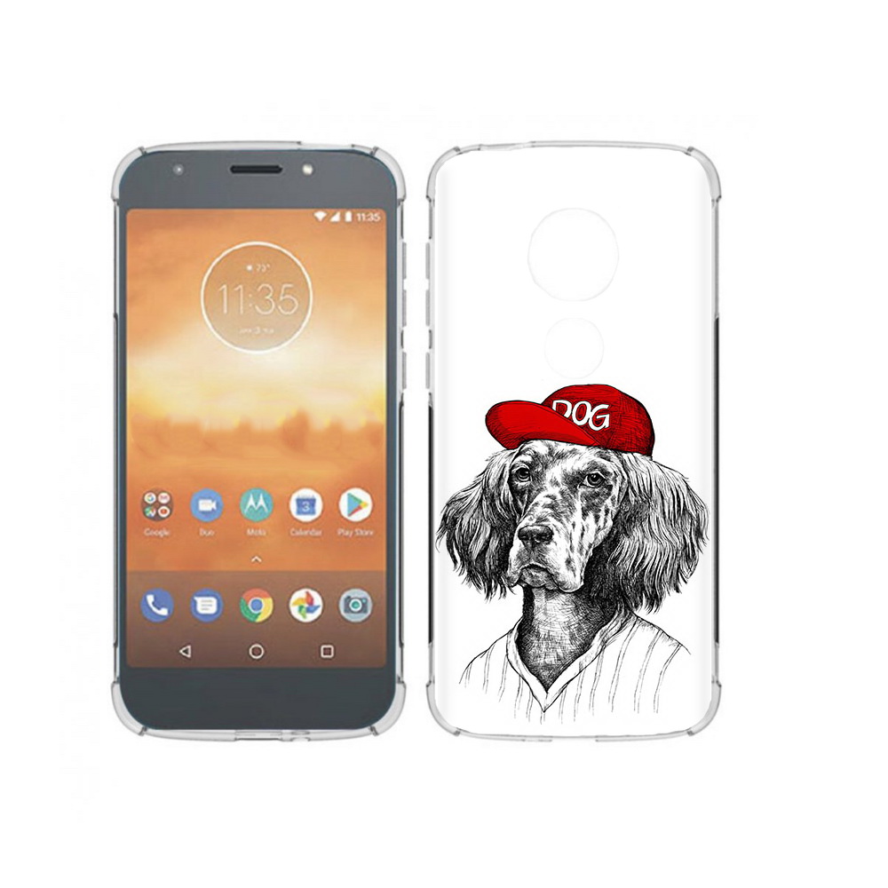 

Чехол MyPads Tocco для Motorola Moto E5 Play дог (PT227065.372.333), Прозрачный, Tocco