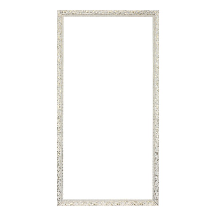 

Calligrata Рама для картин (зеркал) дерево 60*120*4.0 см, "Версаль" цвет бело-золотой, Золотистый