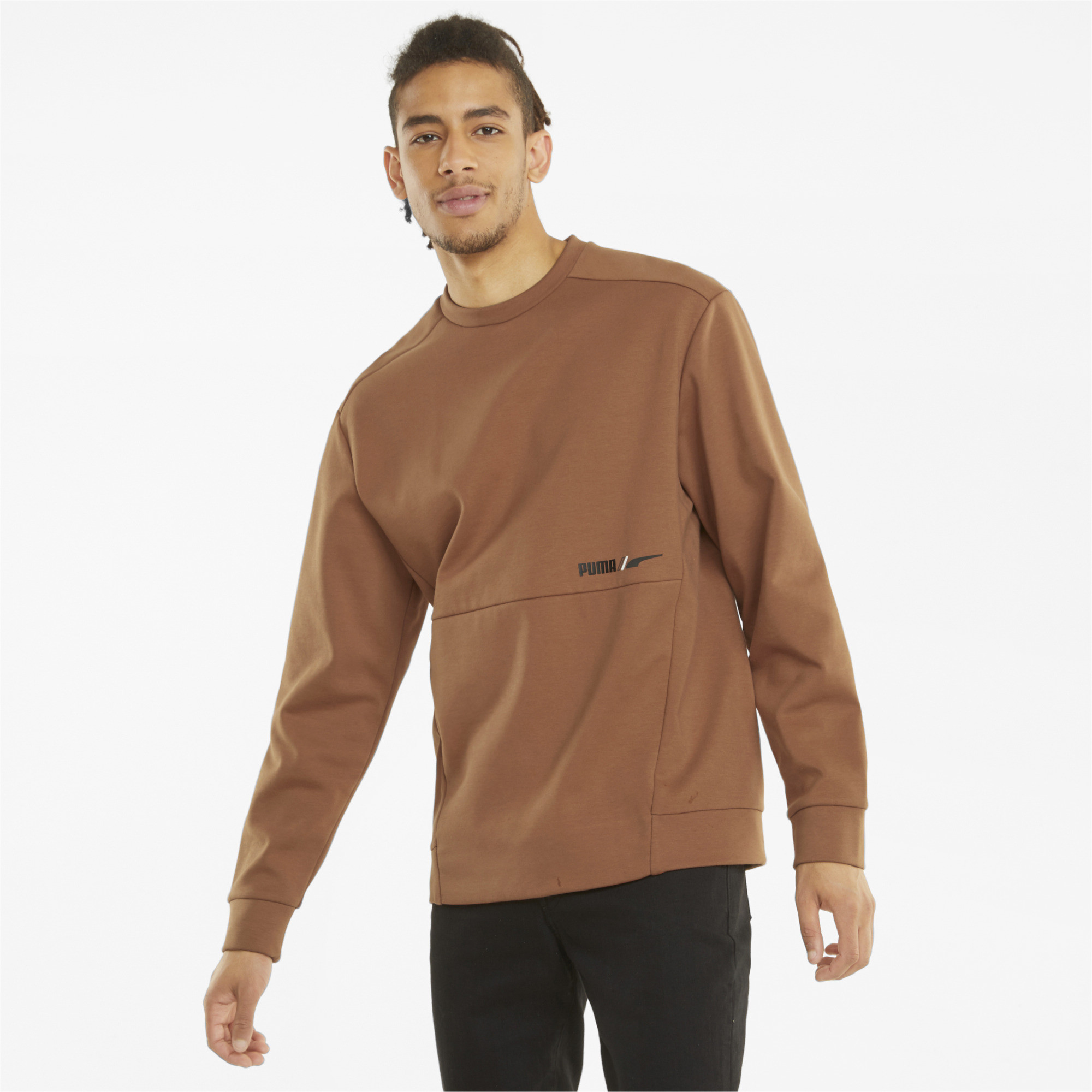 

Свитшот мужской PUMA Winterized Crew коричневый XL, Winterized Crew