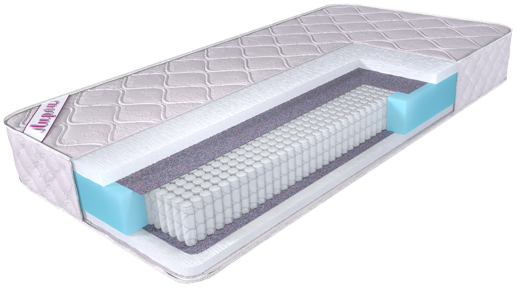 

Матрас Matrasliron Рельеф 140х200x20, Белый, Рельеф