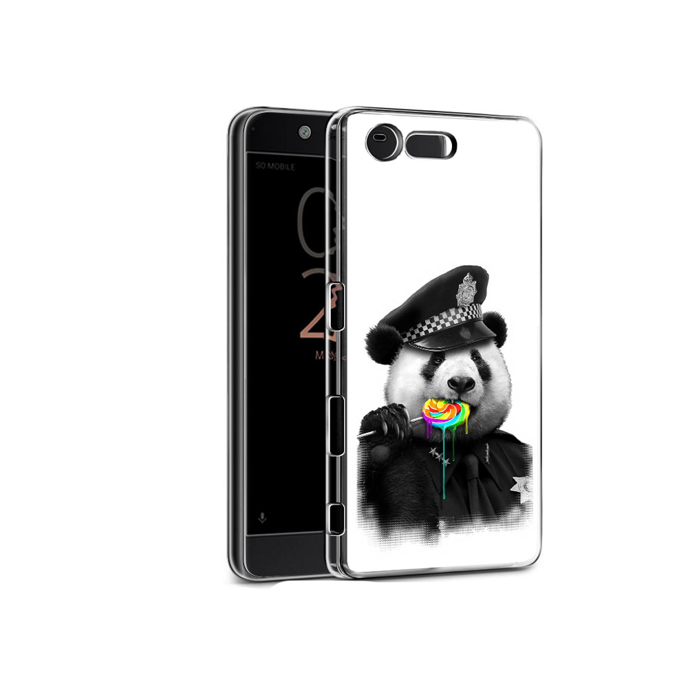 

Чехол MyPads Tocco для Sony Xperia X Compact Панда полиция (PT50548.245.130), Прозрачный, Tocco