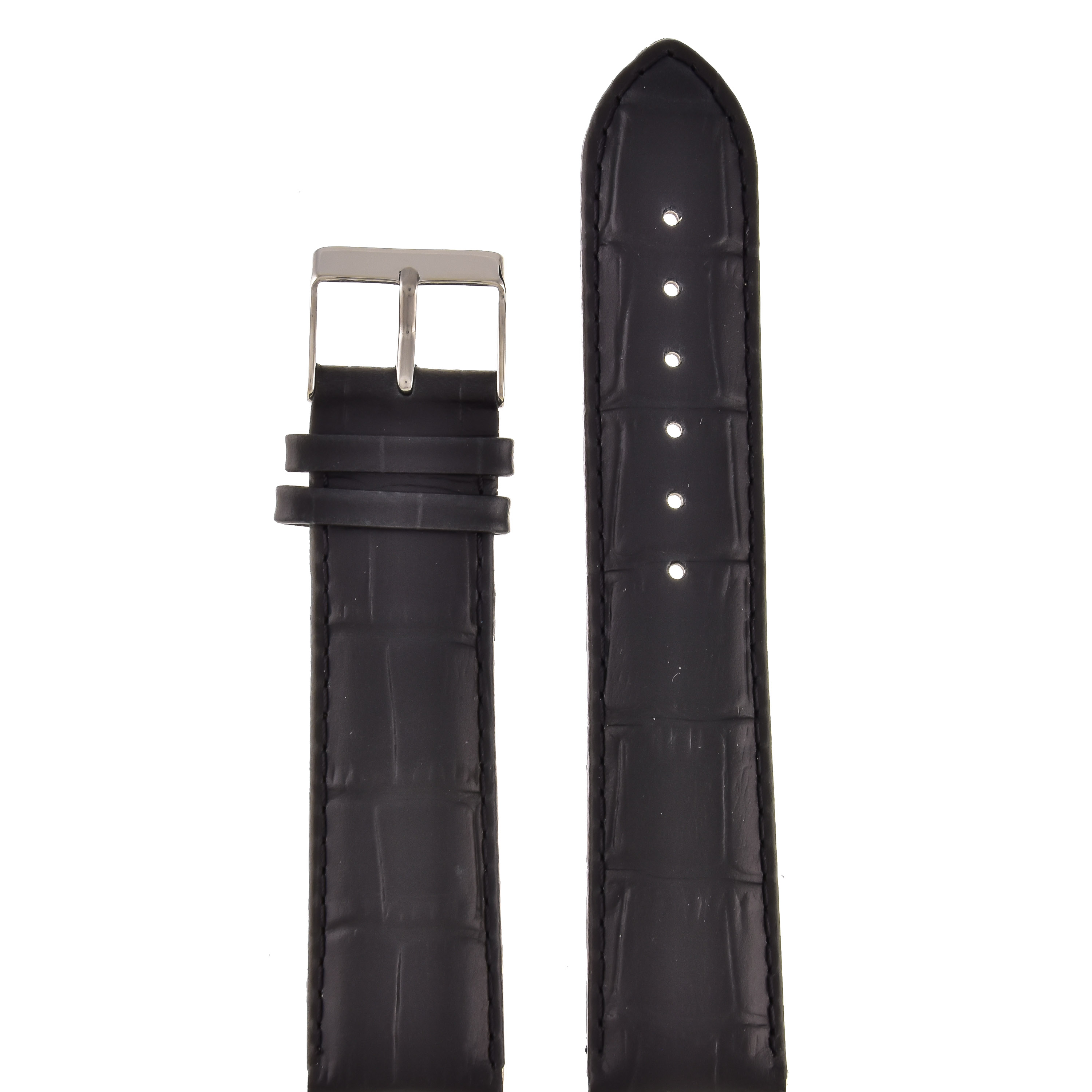 

Ремешок из двух частей мужской Ardi РК-22-05 черный кроко, РК-22-05