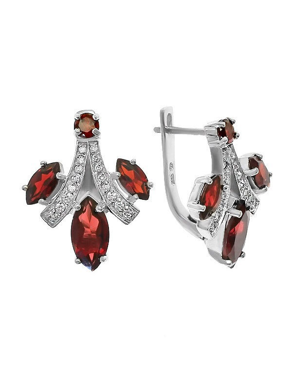 

Серьги из серебра с гранатом Balex Jewellery 2405935206, 2405935206