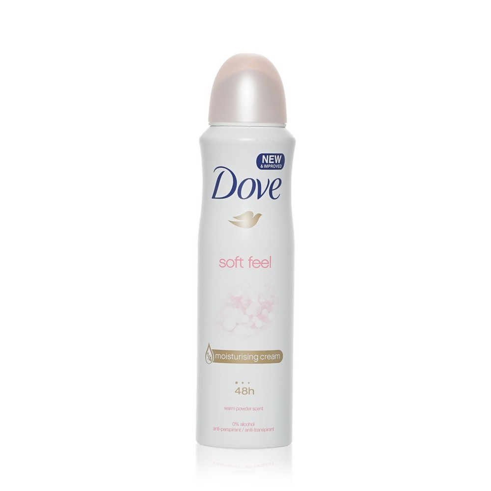 фото Женский дезодорант dove soft feel 150мл