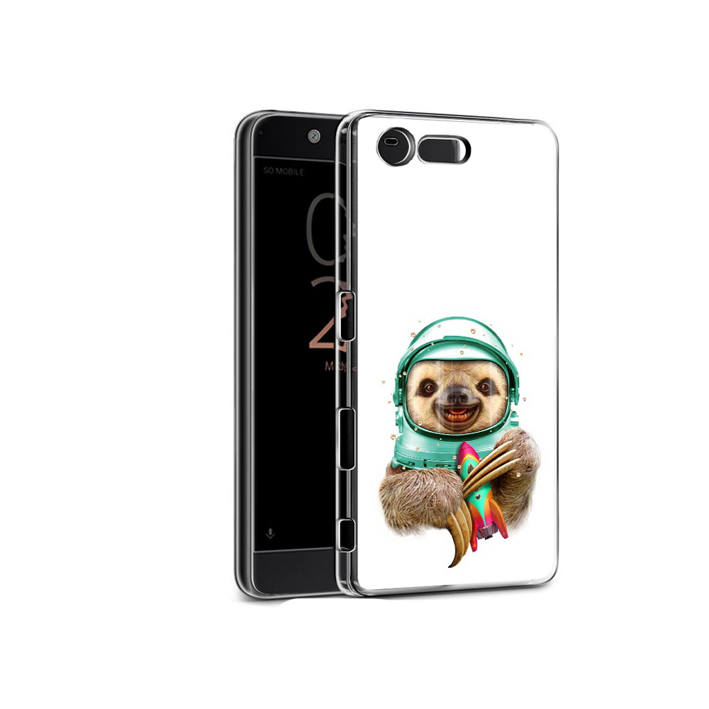 

Чехол MyPads Tocco для Sony Xperia X Compact Ленивец астронавт (PT50548.245.104), Прозрачный, Tocco