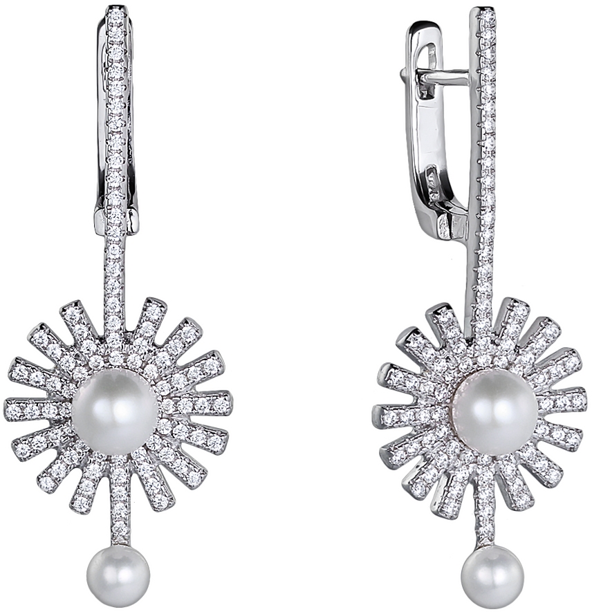 

Серьги из серебра с жемчугом Balex Jewellery 2418910439, 2418910439