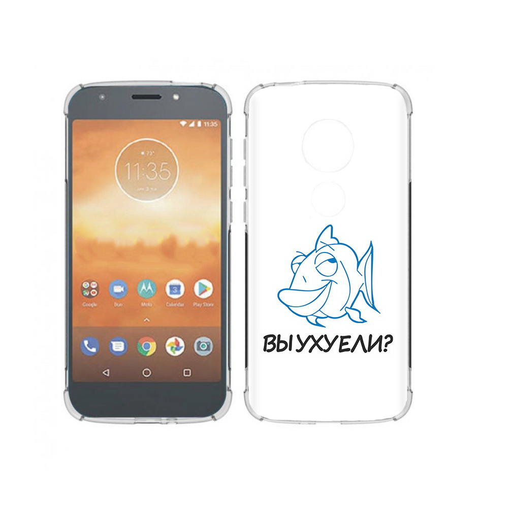 

Чехол MyPads Tocco для Motorola Moto E5 Play вы ухуели (PT227065.372.282), Прозрачный, Tocco