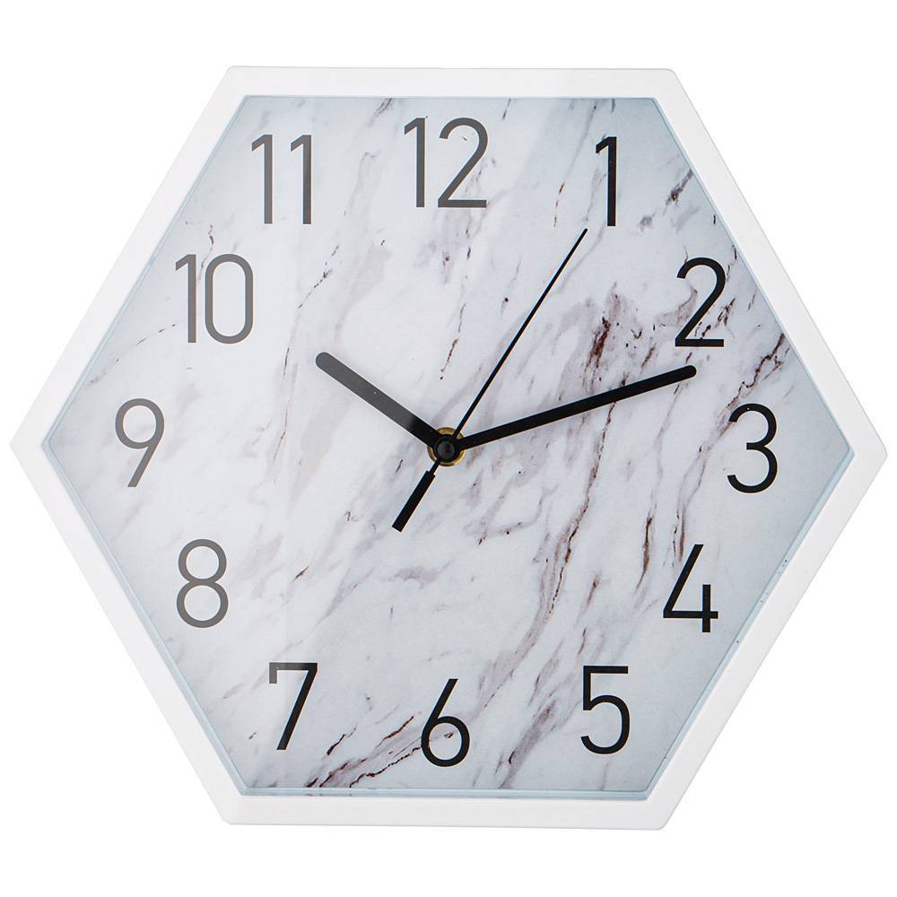 

Часы настенные Lefard "Marble" 30*30*4,5 см, белый (220-457)