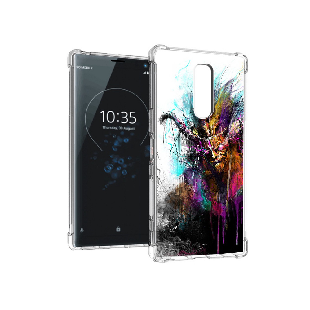 

Чехол MyPads Tocco для Sony Xperia 1 яркий дьявол (PT141276.244.709), Прозрачный, Tocco