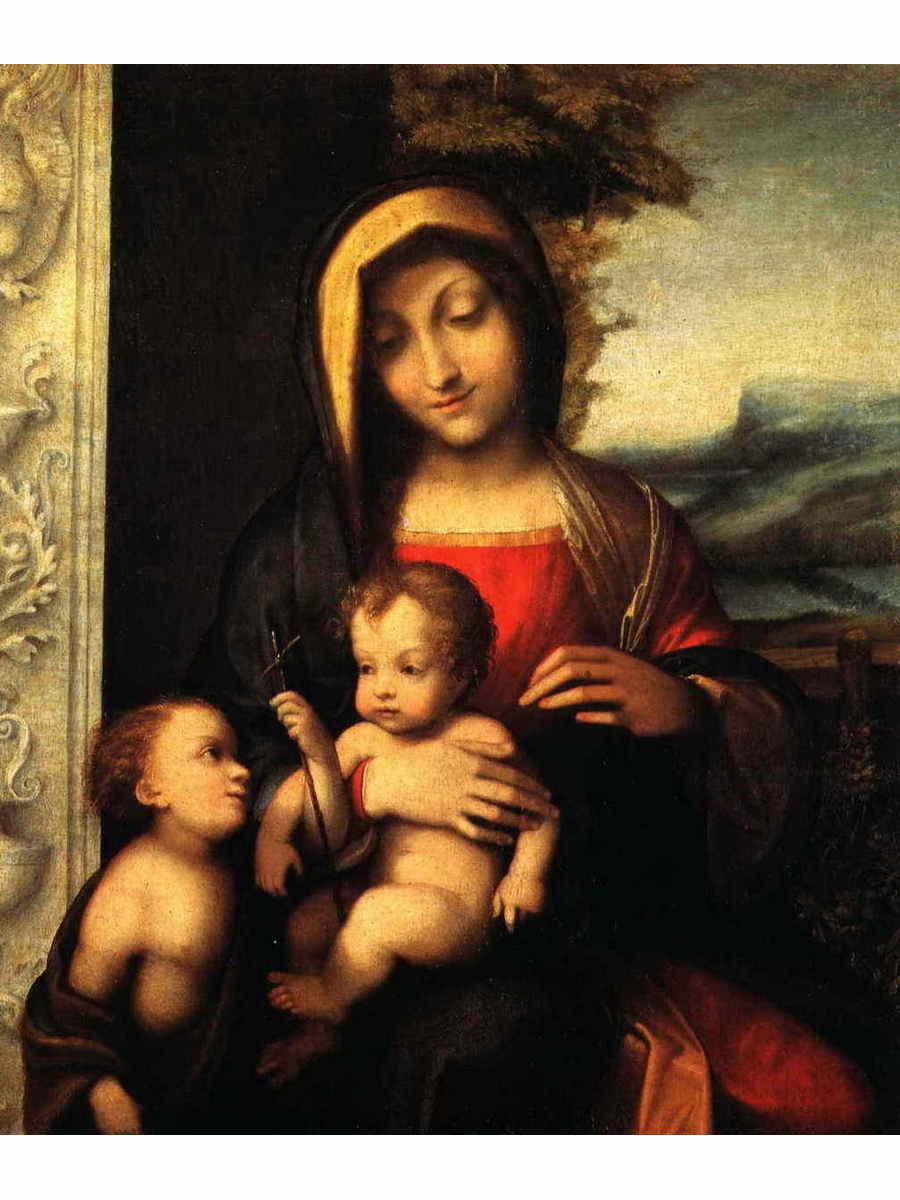 

Постер DRABS A2 Корреджо Мадонна с Младенцем и маленьким Иоанном Крестителем