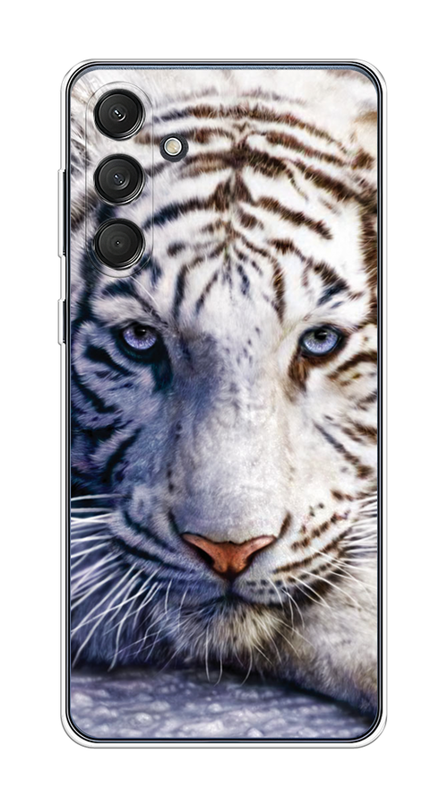 

Чехол на Samsung Galaxy M55 "Бенгальский тигр", Коричневый;белый, 2109650-1