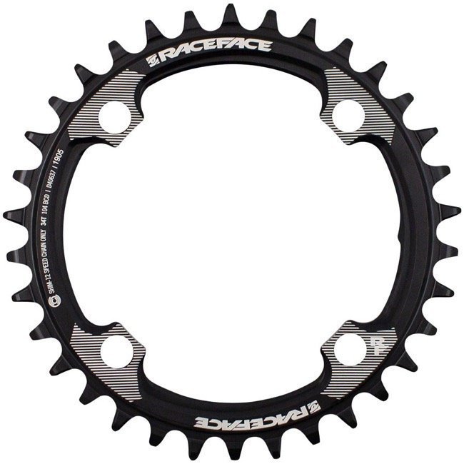 Звезда Race Face Chainring 104x34T Shimano 12spd Black (RNW104X34TSHI12BLK)